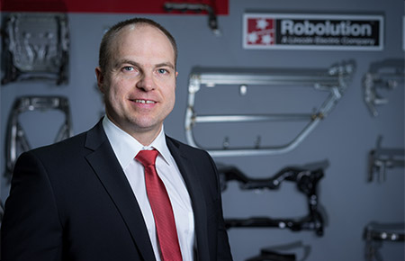 Patrick Haber - Geschäftsführer der ROBOLUTION GmbH, A Lincoln Electric Company