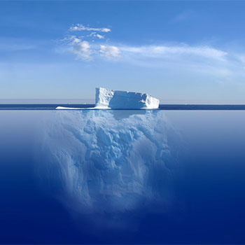 Organisationen nachhaltig entwickeln mit dem Eisberg-Modell